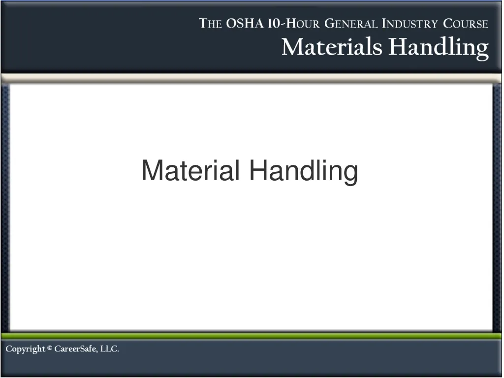 material handling n.