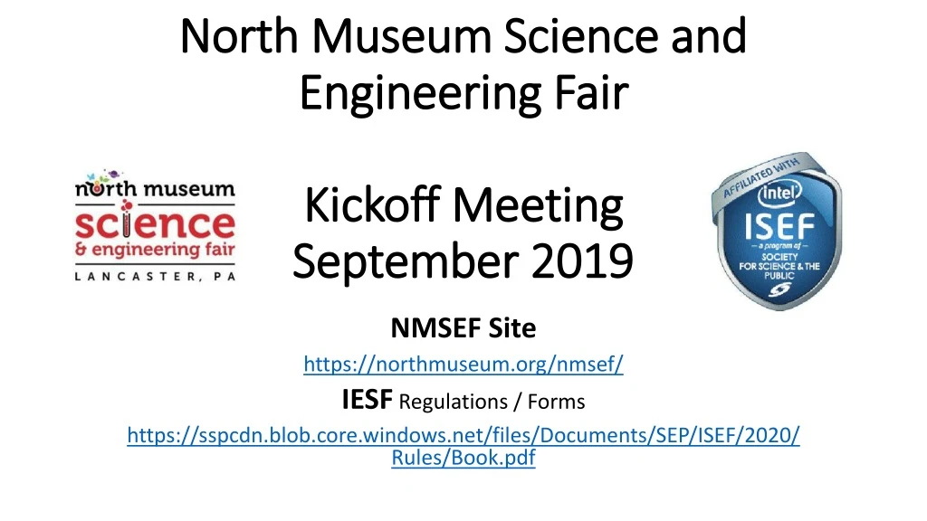 north museum science and engineering fair kickoff meeting september 2019 n.