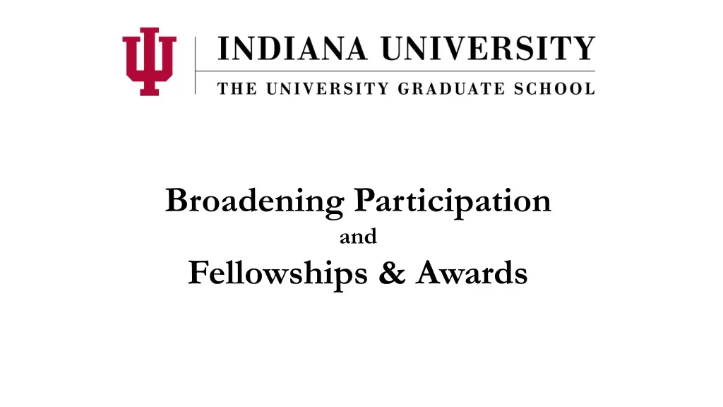 broadening participation and fellowships awards n.