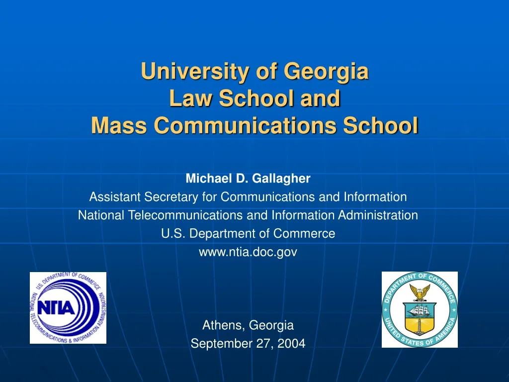 university of georgia law school and mass communications school n.