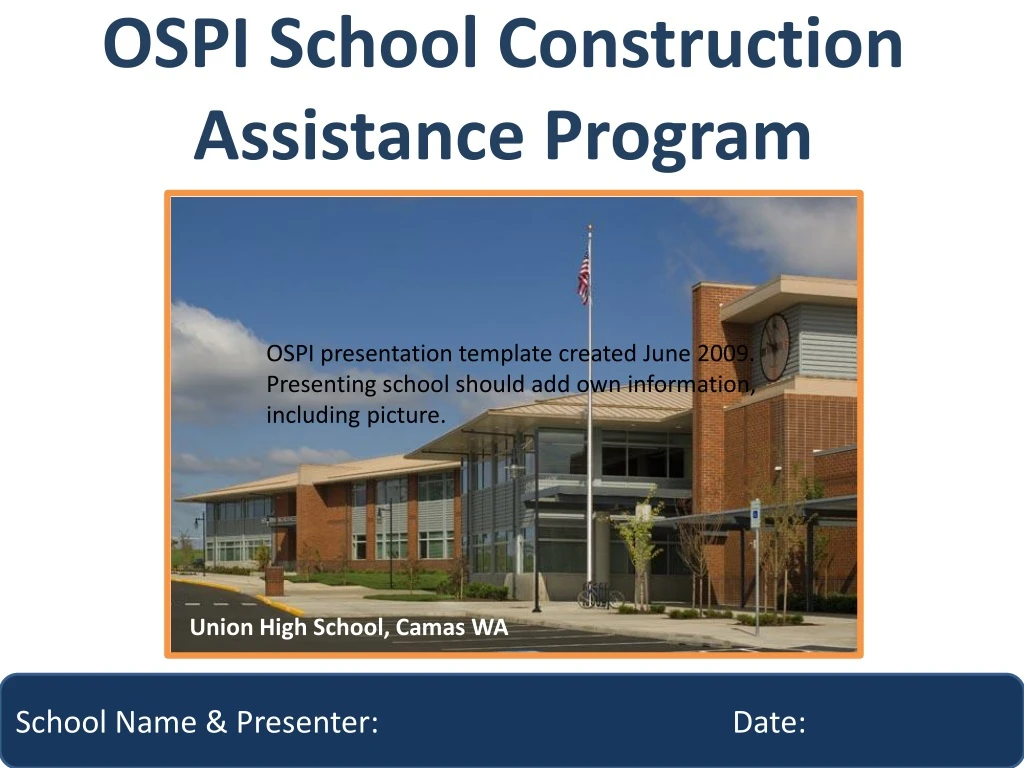 ospi school construction assistance program n.