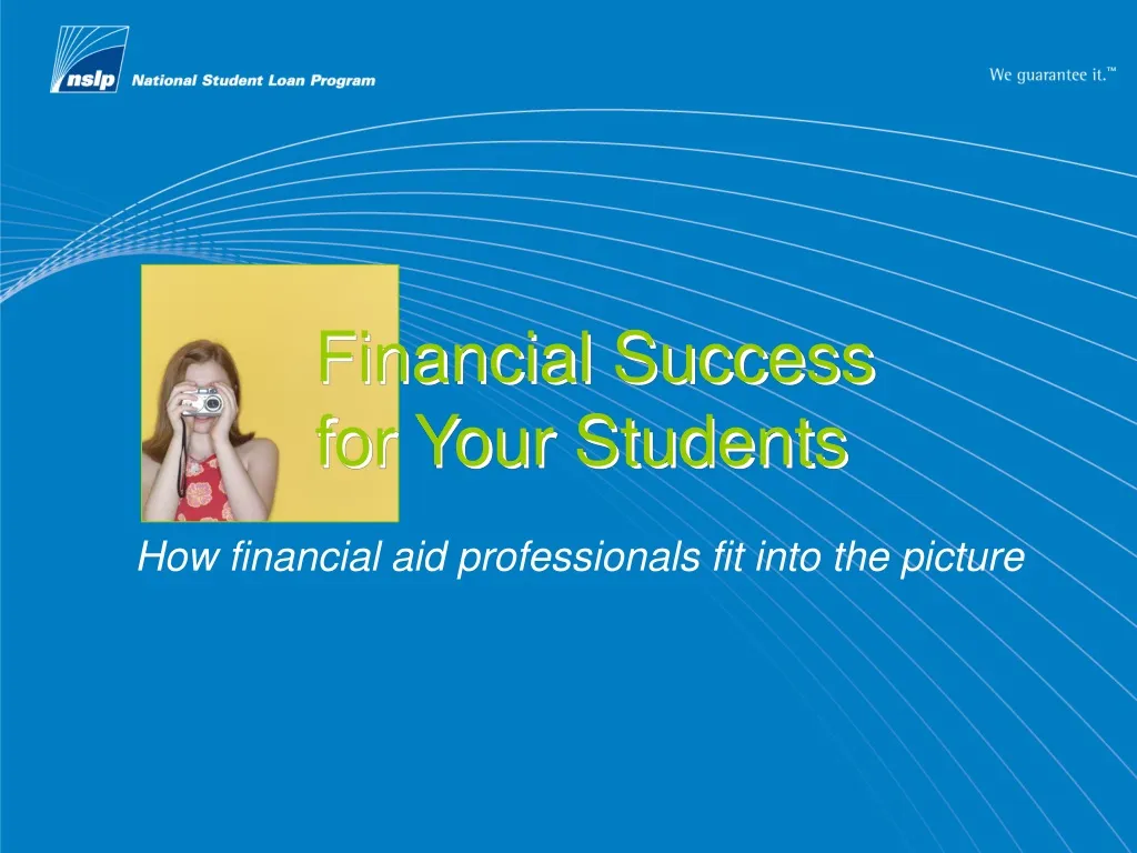 financial success for your students n.