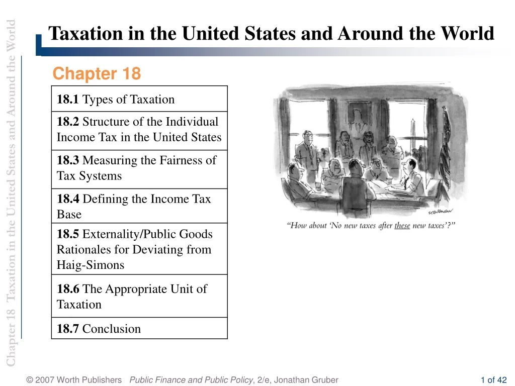 taxation in the united states and around the world n.