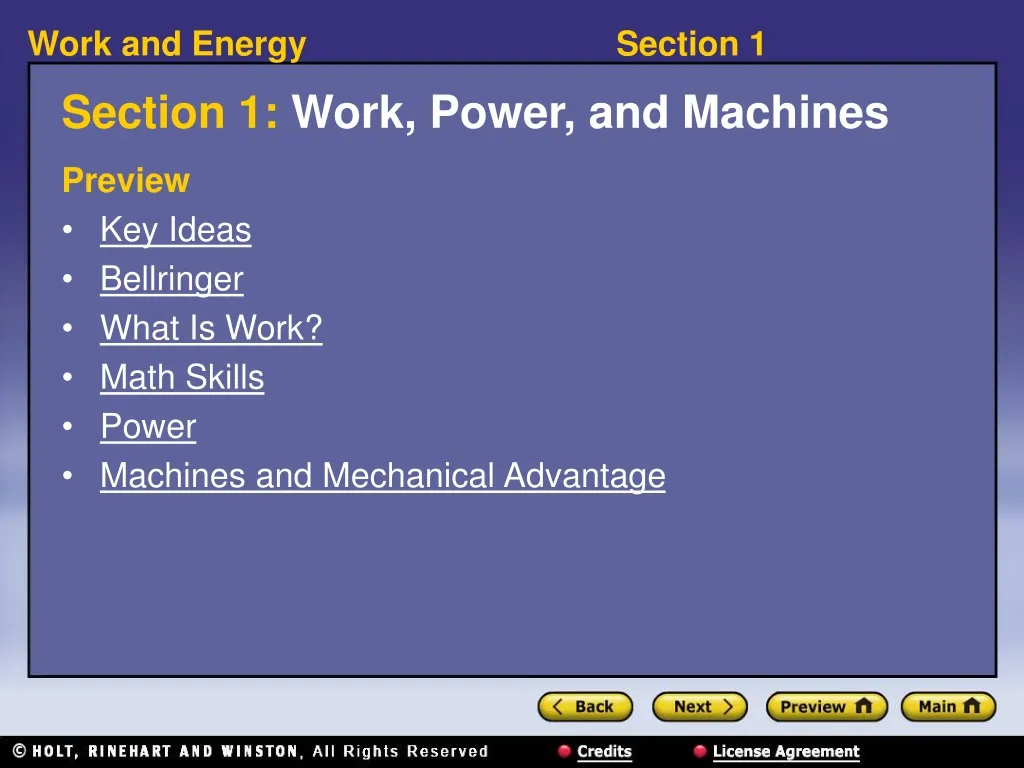 section 1 work power and machines n.