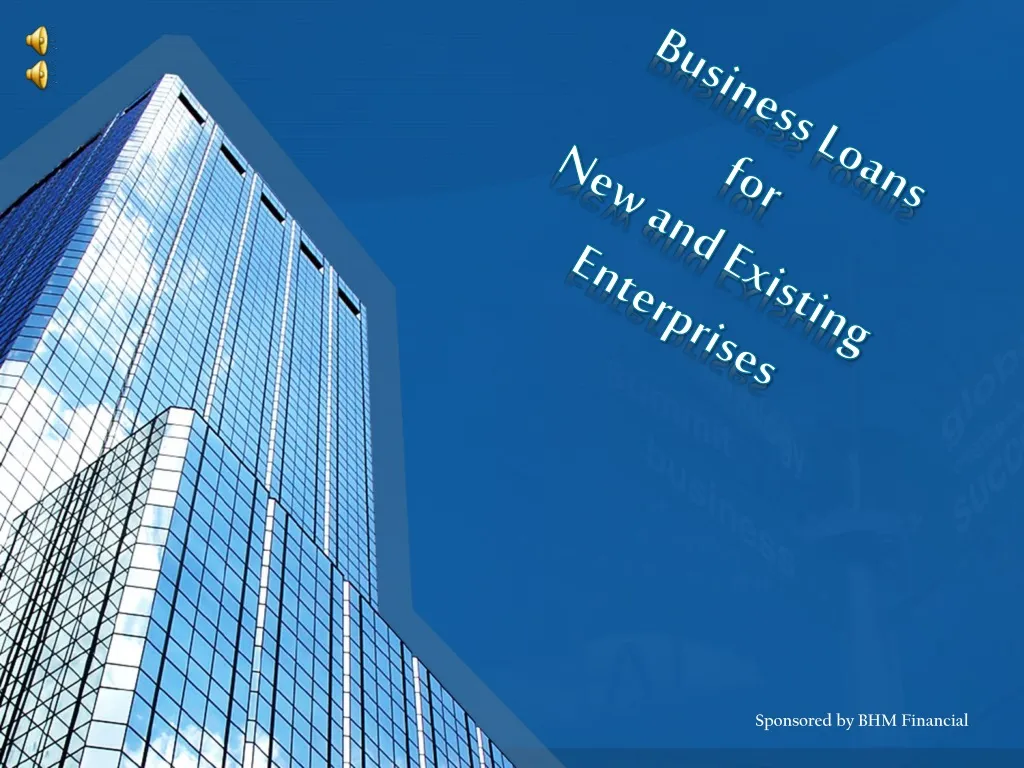 business loans for new and existing enterprises n.