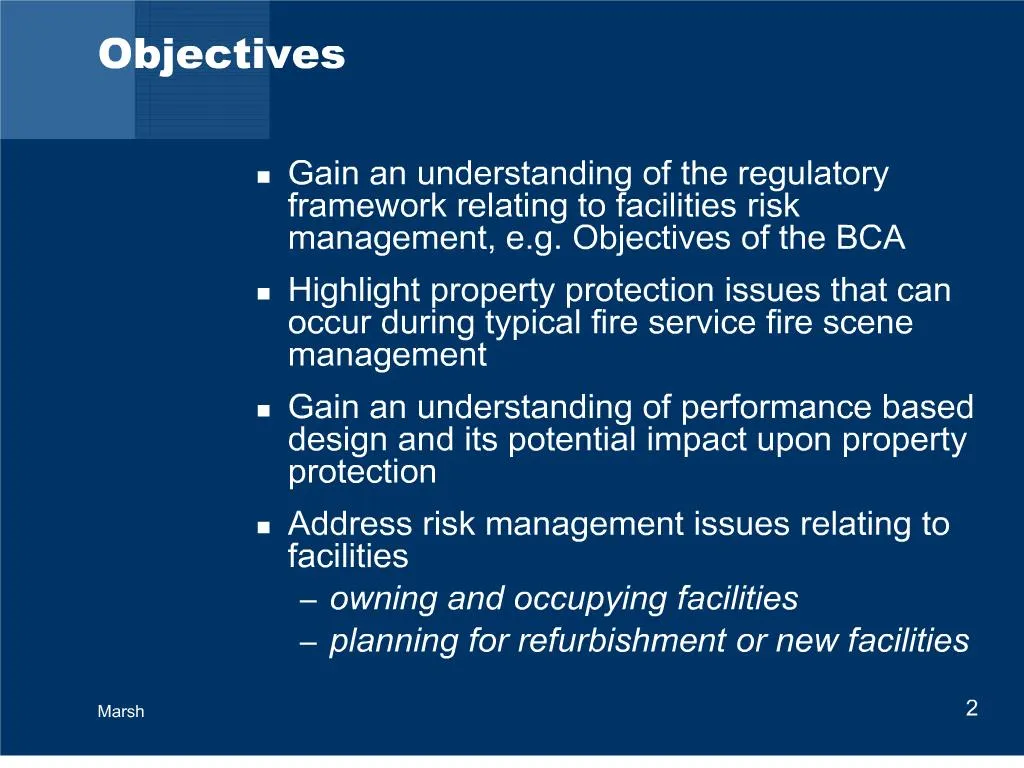 PPT Facility Risk Management PowerPoint Presentation, free download
