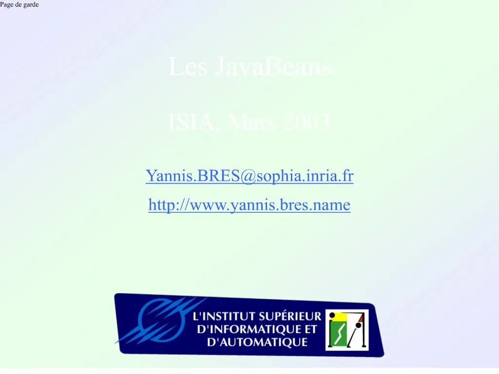 PPT - Page de garde PowerPoint Presentation, free download - ID:209165