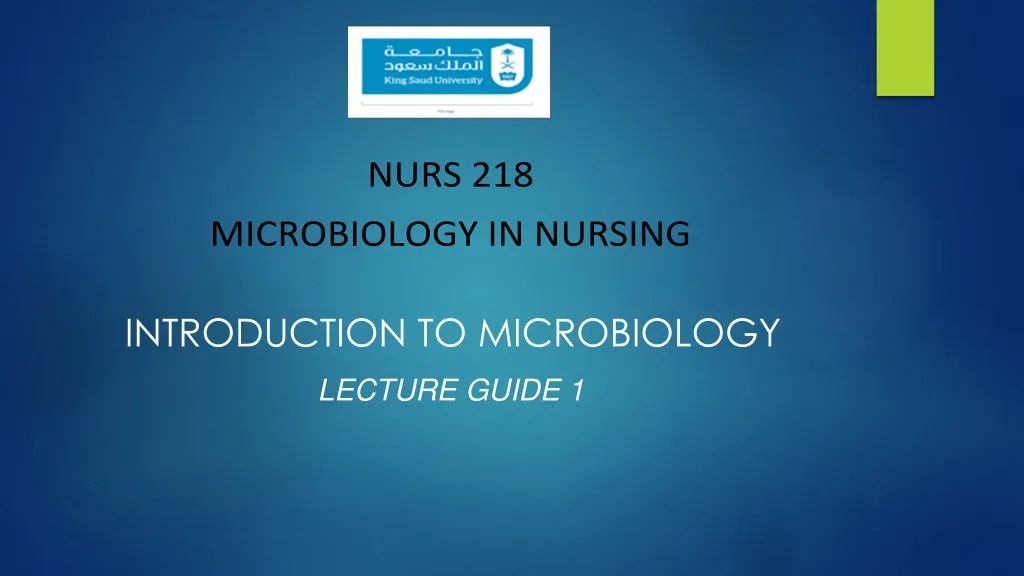 PPT - INTRODUCTION TO MICROBIOLOGY PowerPoint Presentation, Free ...