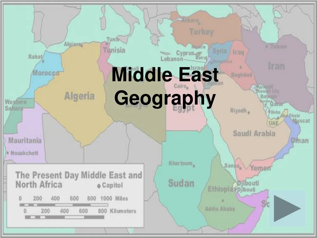 middle east geography n.