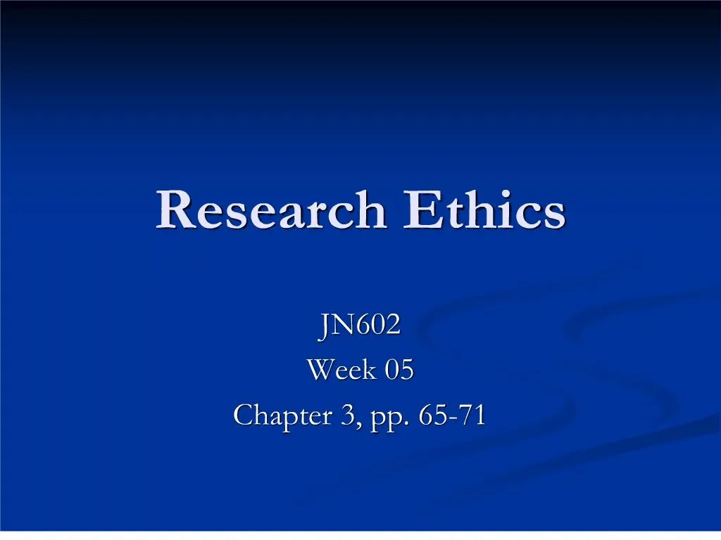 PPT - Research Ethics PowerPoint Presentation, Free Download - ID:211783