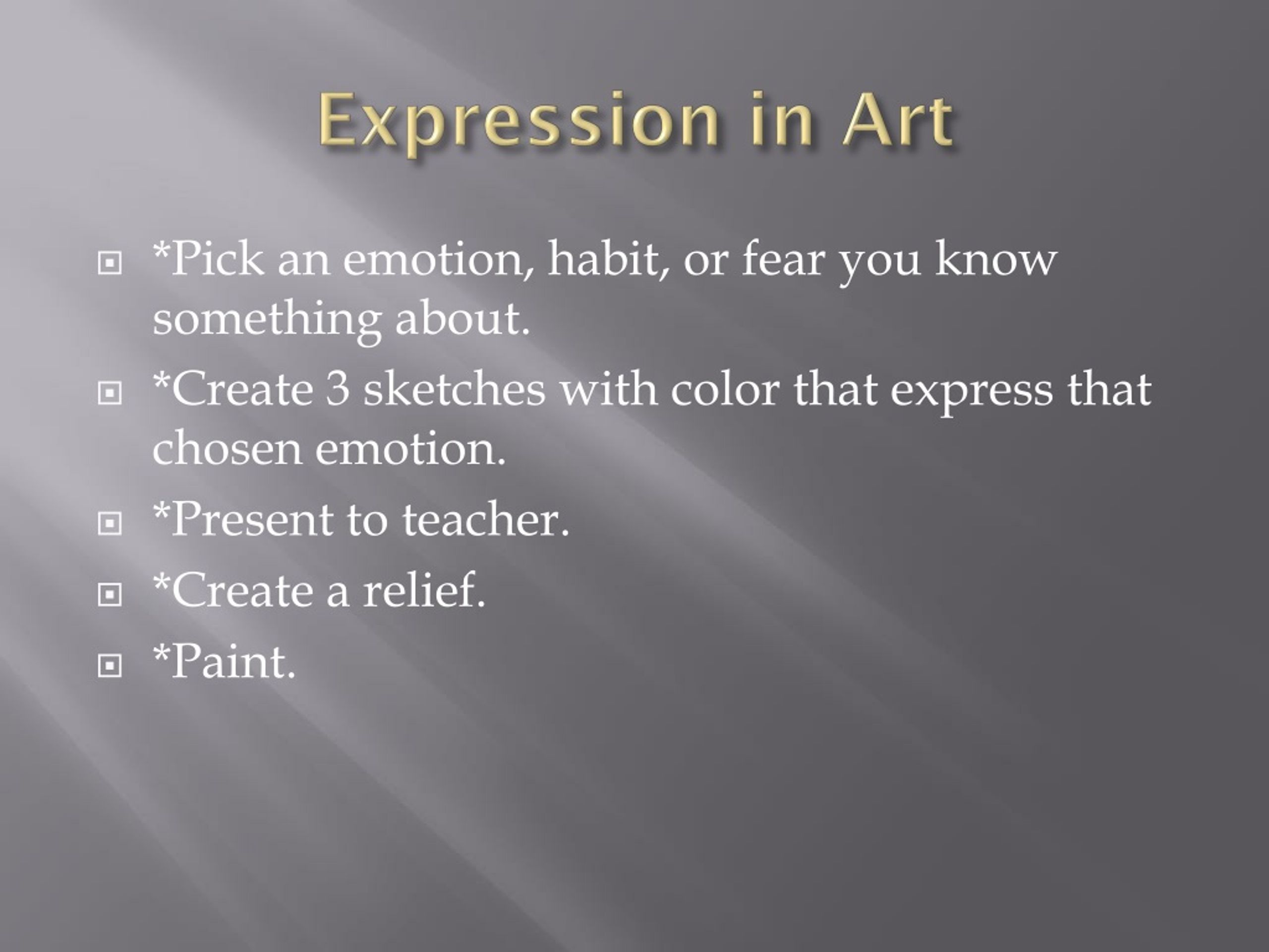 essay on art is an expression