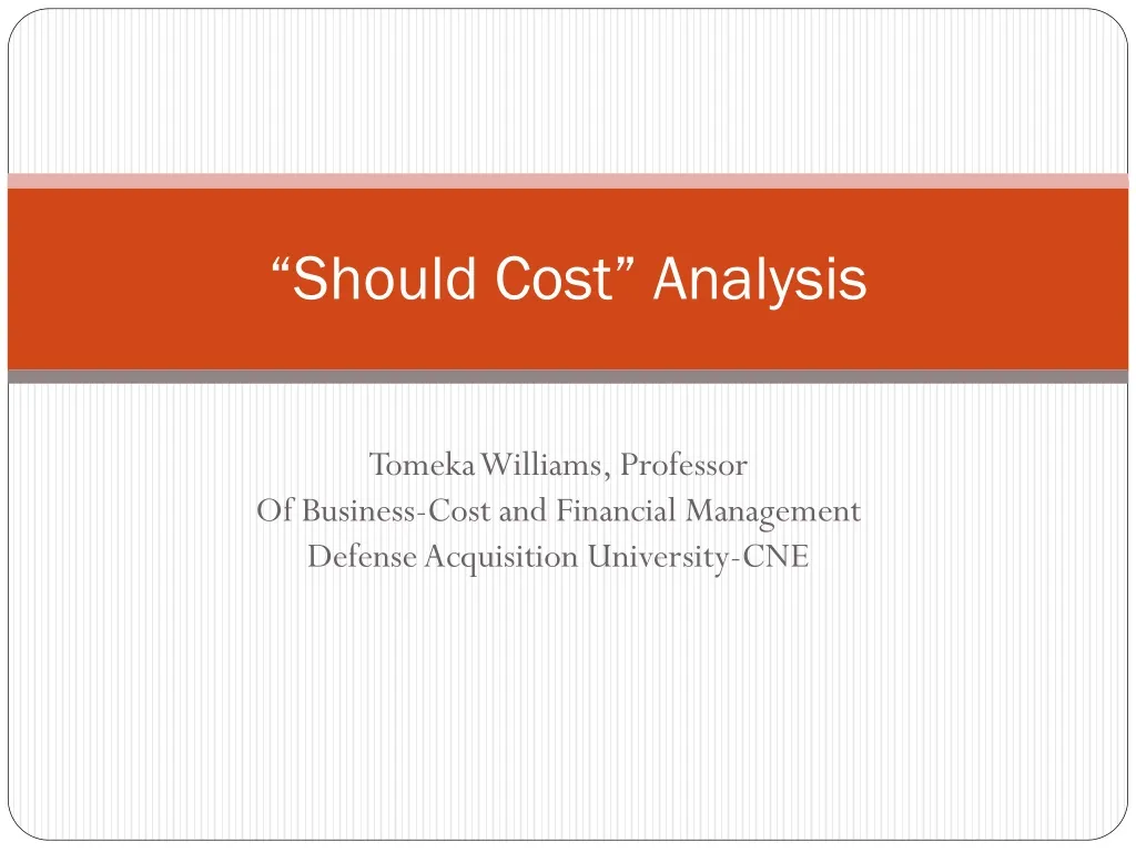 Design Cost Analysis Meaning