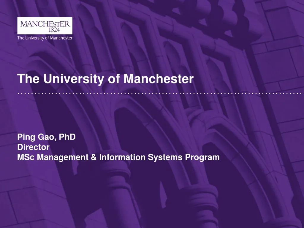 university of manchester phd in management
