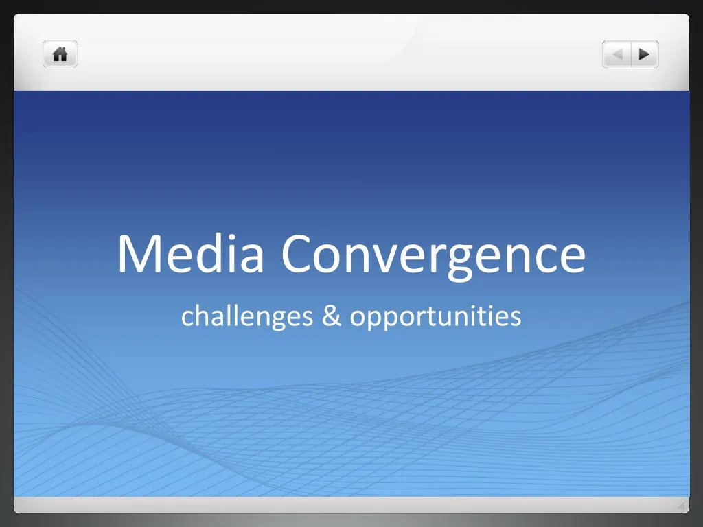media convergence n.