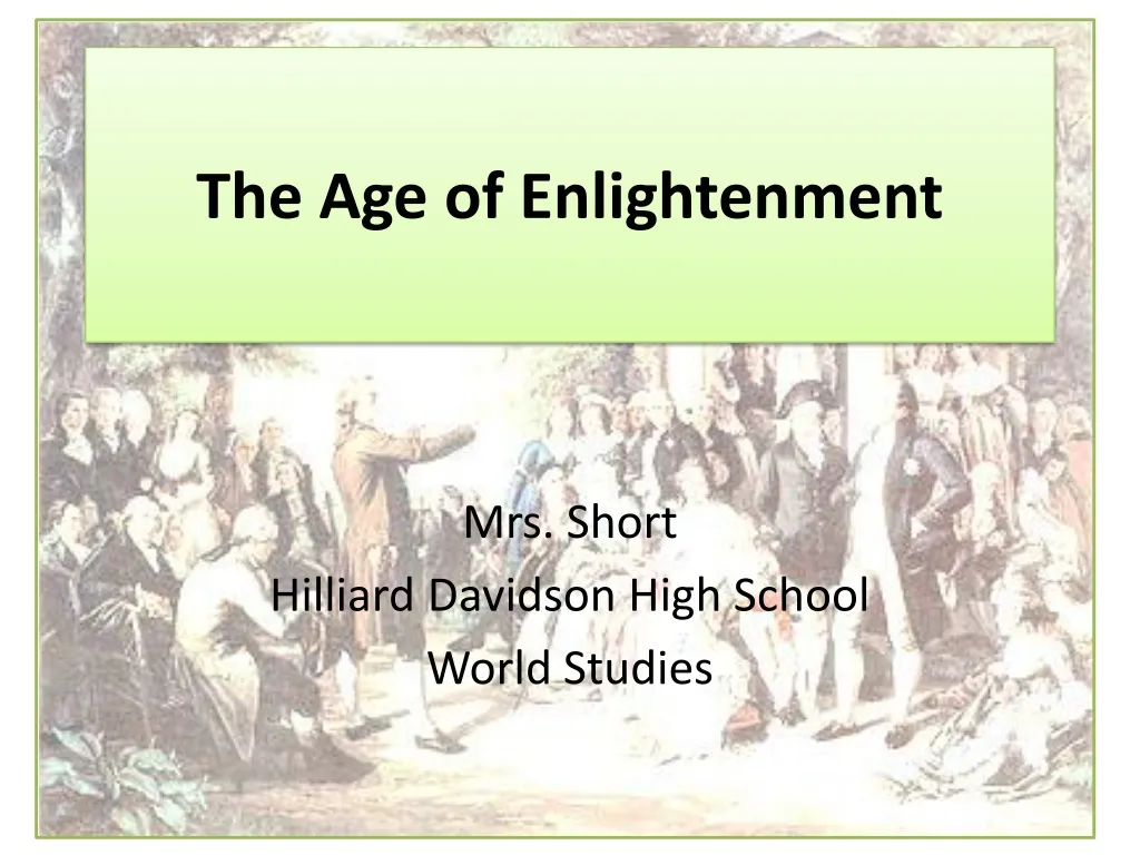 Ppt The Age Of Enlightenment Powerpoint Presentation Free Download Id215928 8218