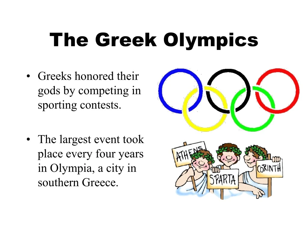 the greek olympics n.