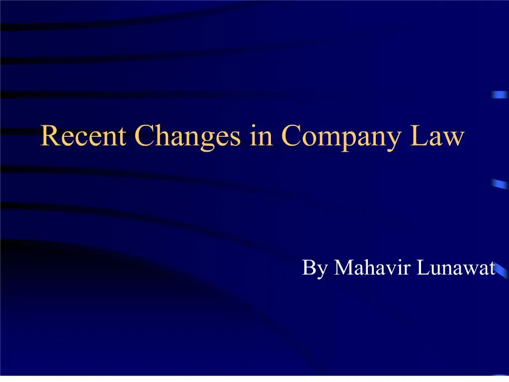 ppt-recent-changes-in-company-law-powerpoint-presentation-free