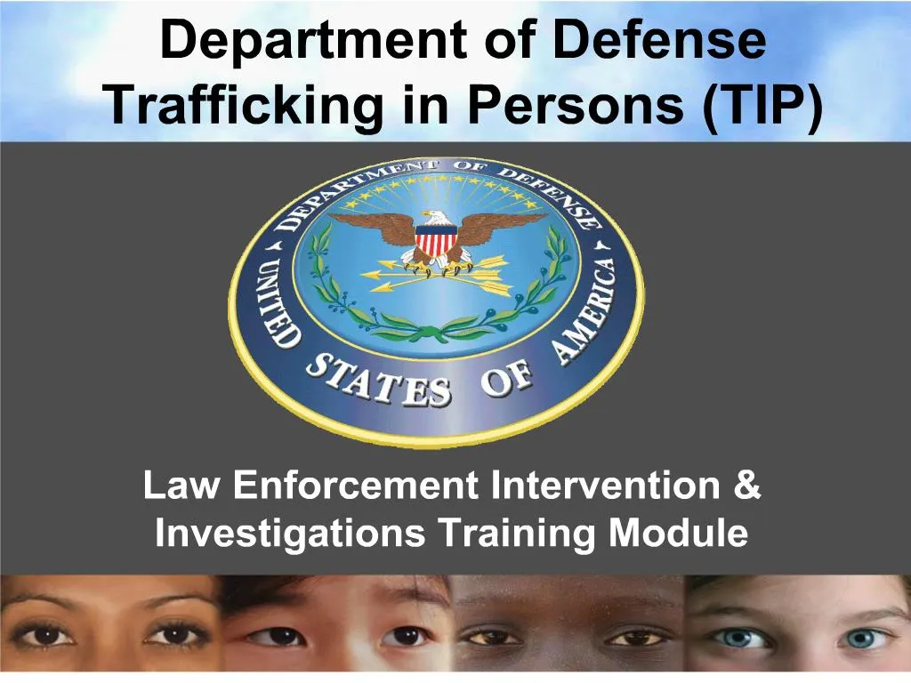 PPT - Department of Defense Trafficking in Persons TIP PowerPoint ...