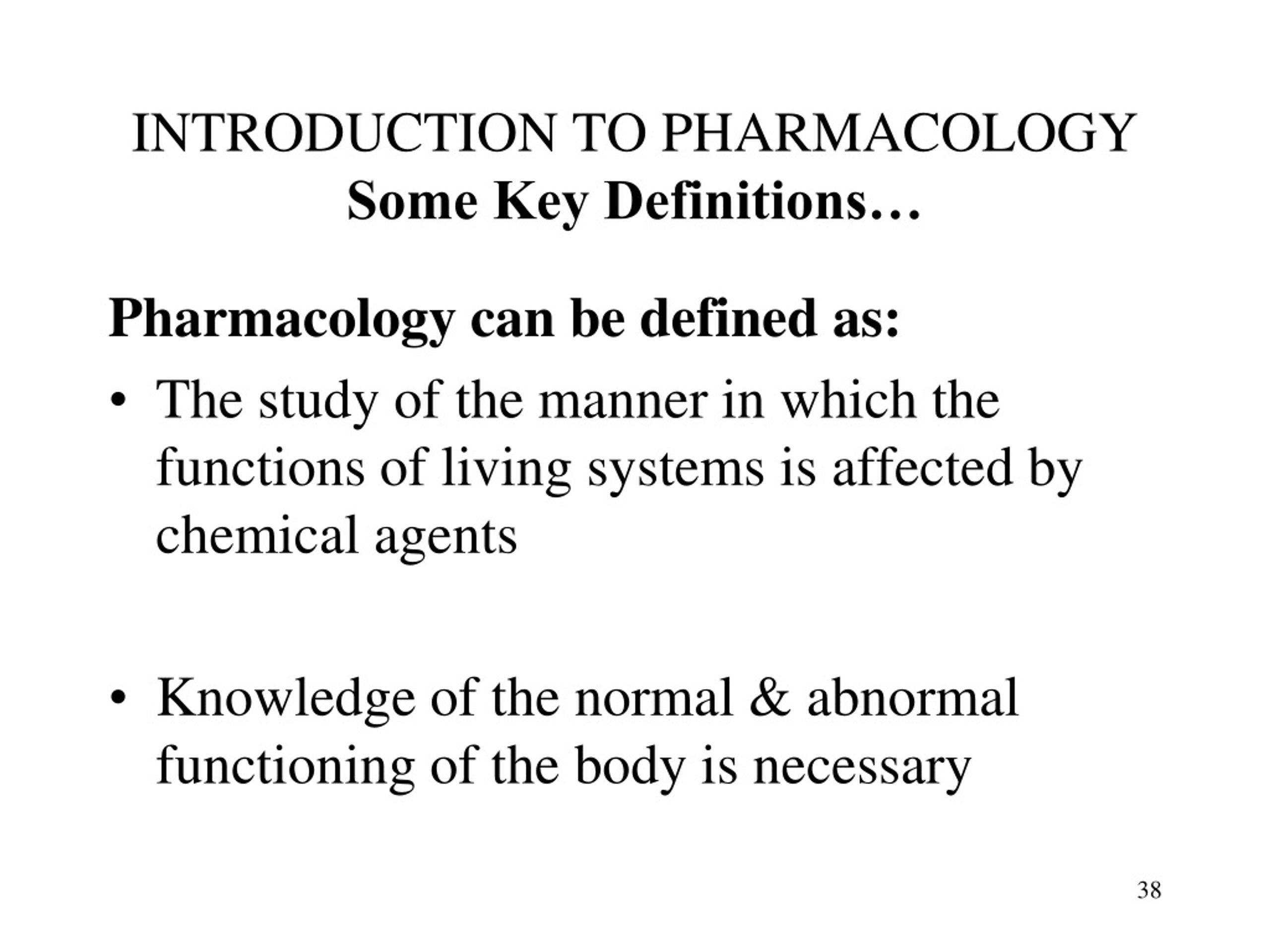 Ppt Introduction To Pharmacology Powerpoint Presentation Free Download Id