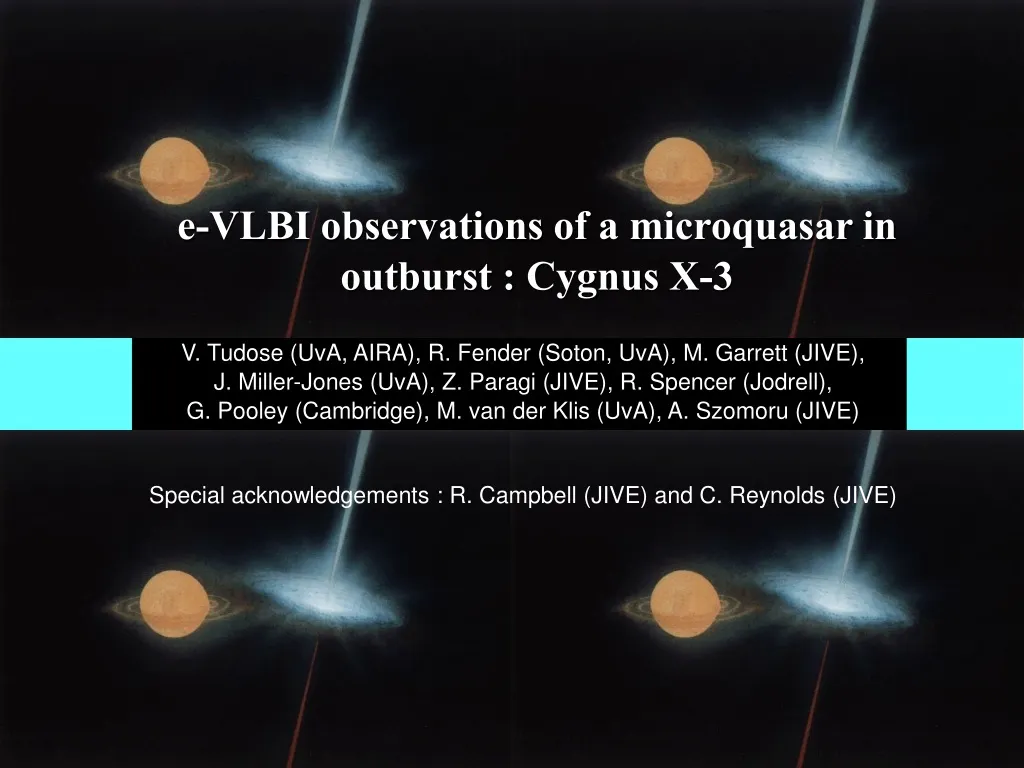 e vlbi observations of a microquasar in outburst n.