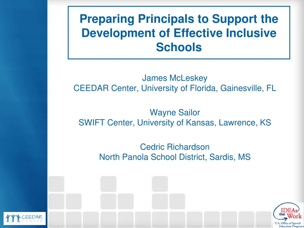 PPT - Preparing Principals To Support The Development Of Effective ...