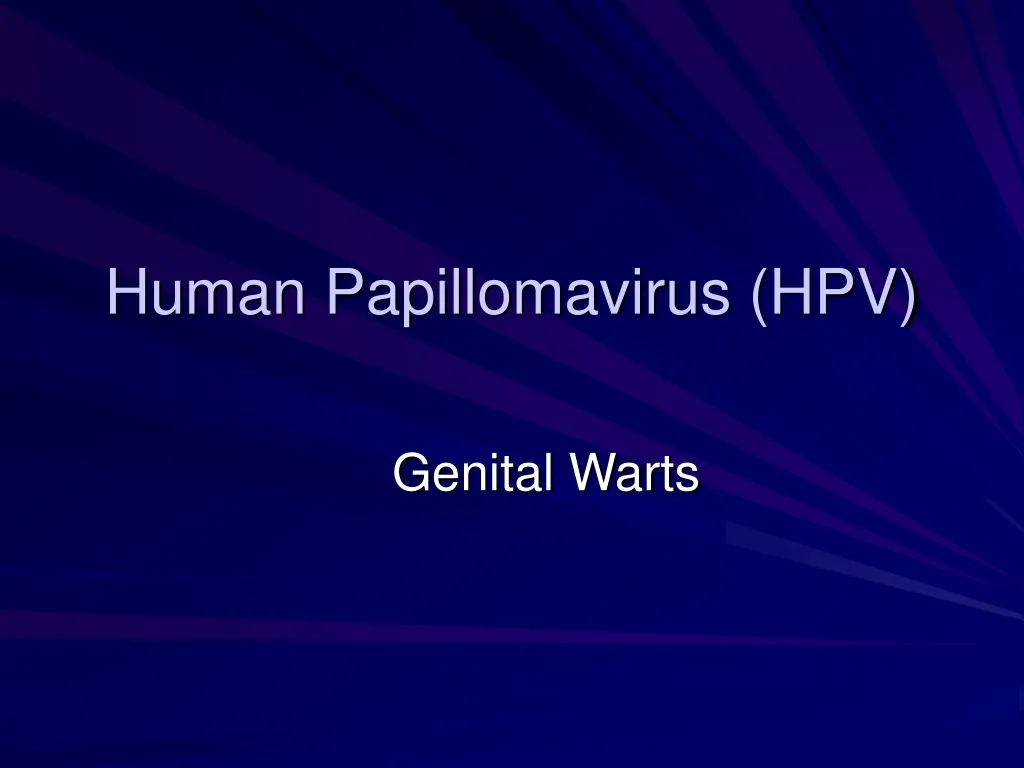 human papillomavirus hpv n.