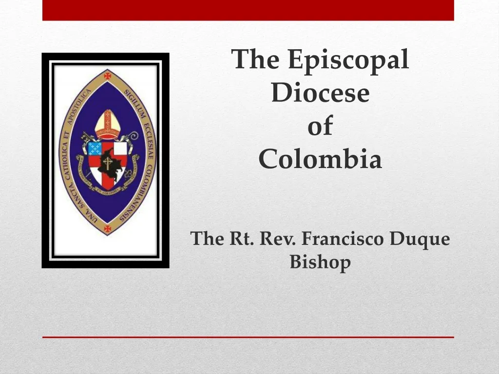 the episcopal diocese of colombia n.