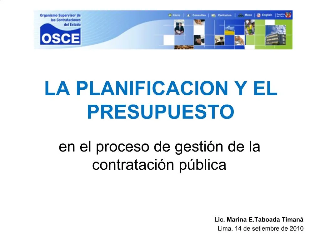 PPT - LA PLANIFICACION Y EL PRESUPUESTO PowerPoint Presentation, Free ...