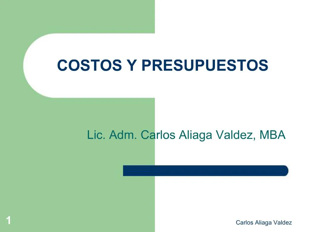 Ppt Costos Y Presupuestos Powerpoint Presentation Free Download Id226269 3709