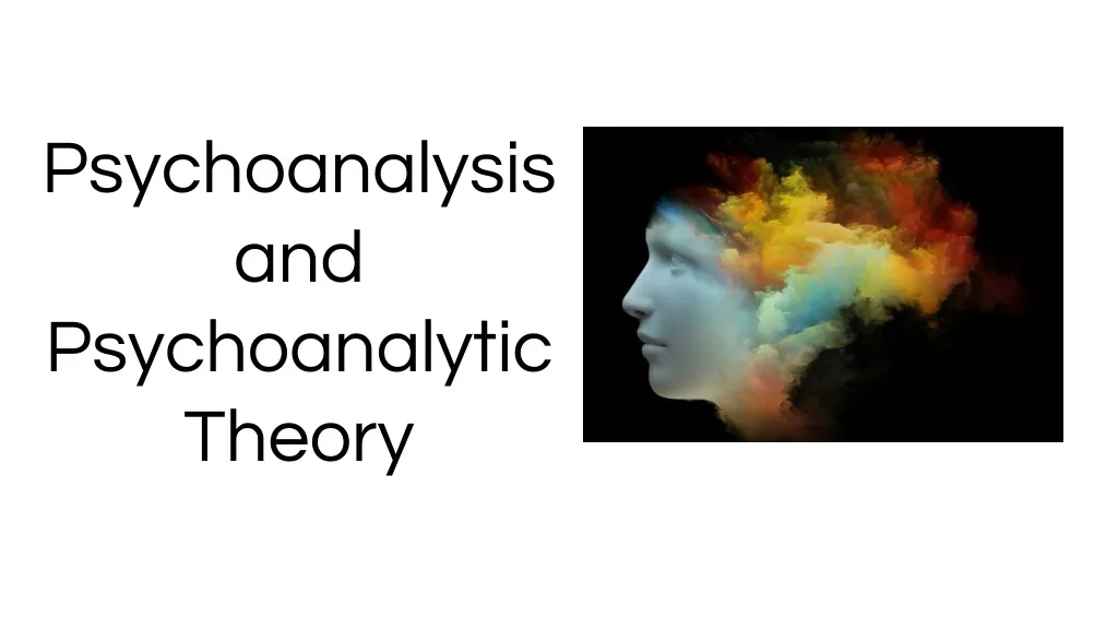 psychoanalysis and psychoanalytic theory n.