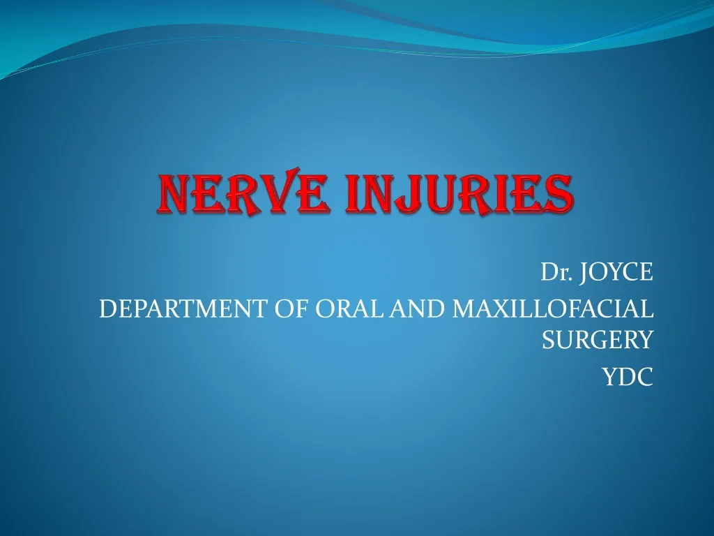 nerve injuries n.