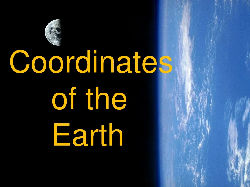 coordinates of the earth n.