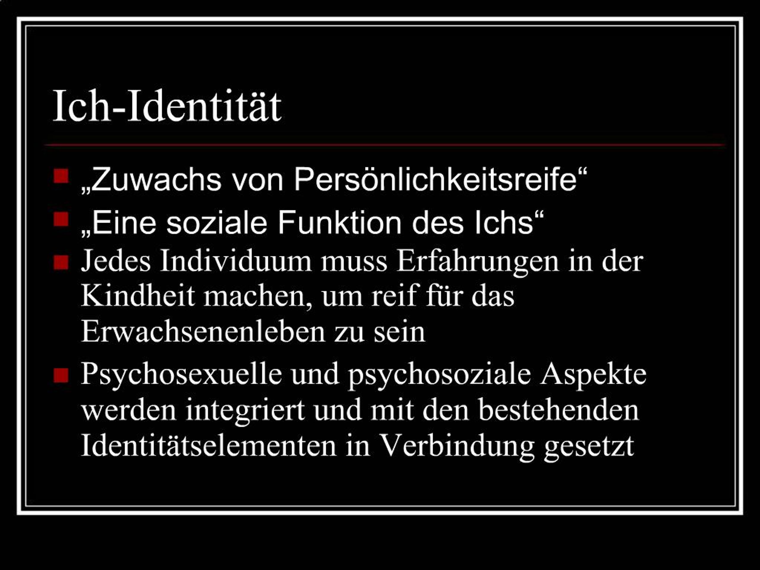 Ppt Das Stufenmodell Der Psychosozialen Entwicklung Powerpoint Presentation Id 227501