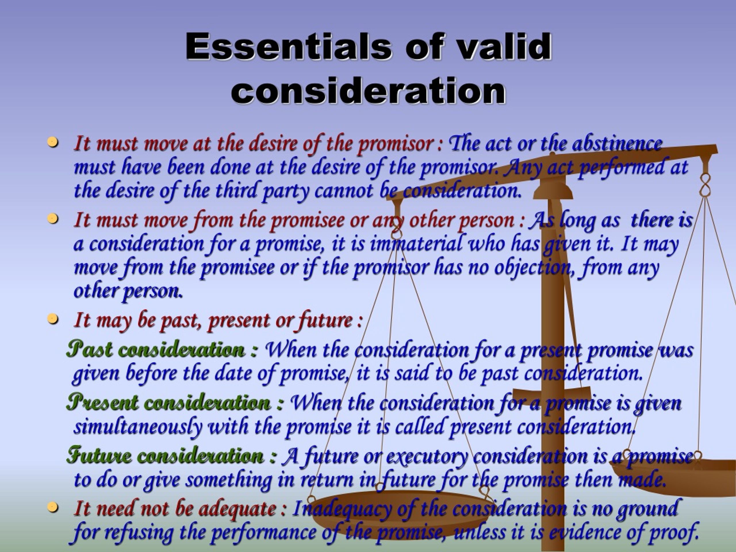 PPT CONSIDERATION PowerPoint Presentation Free Download ID 232980
