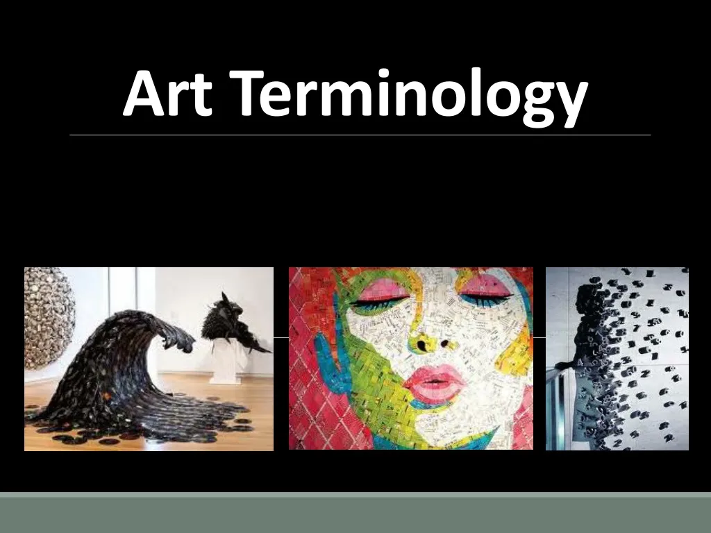 PPT Art Terminology PowerPoint Presentation Free Download ID 233442   Art Terminology N 