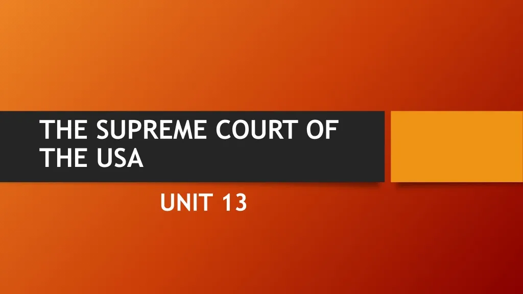 the supreme court of the usa n.