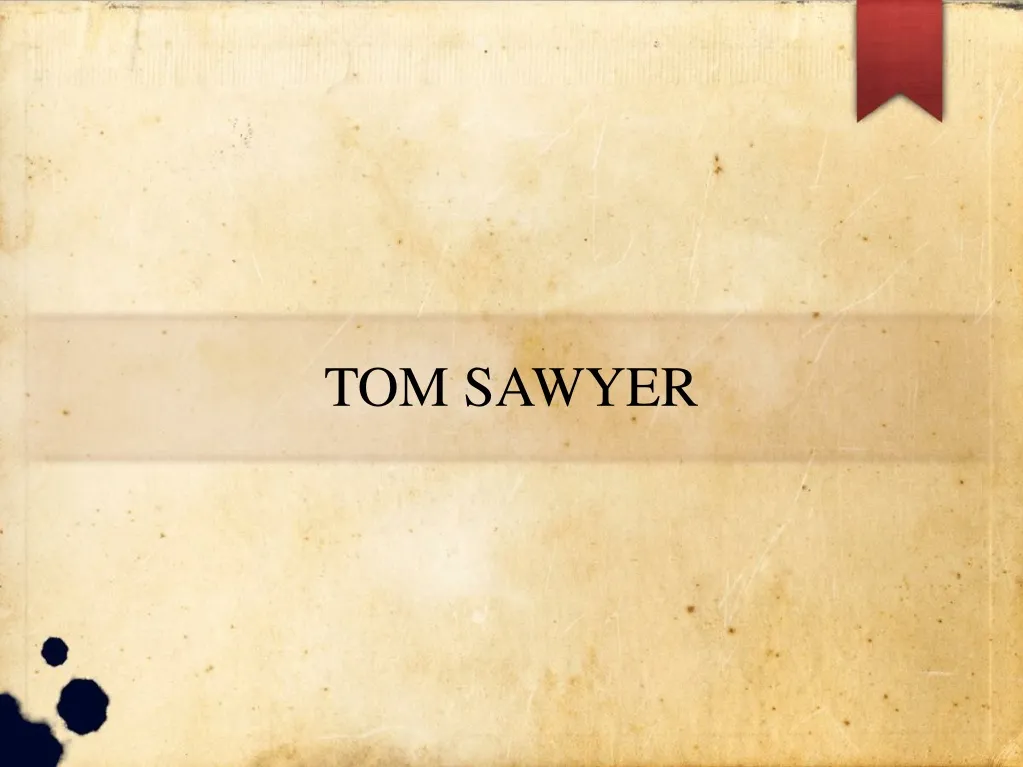 tom sawyer n.