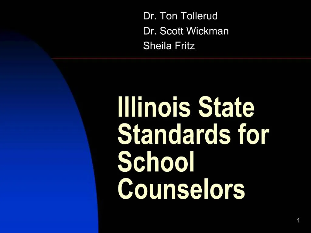 PPT Illinois State Standards for School Counselors PowerPoint