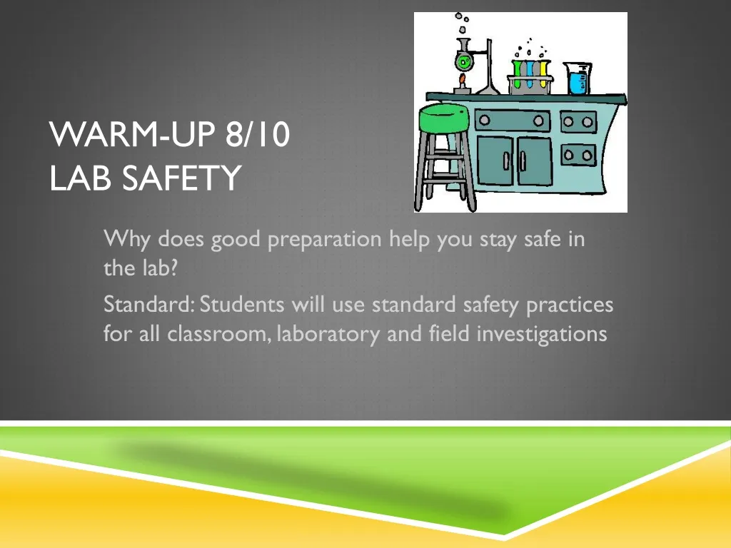 warm up 8 10 lab safety n.