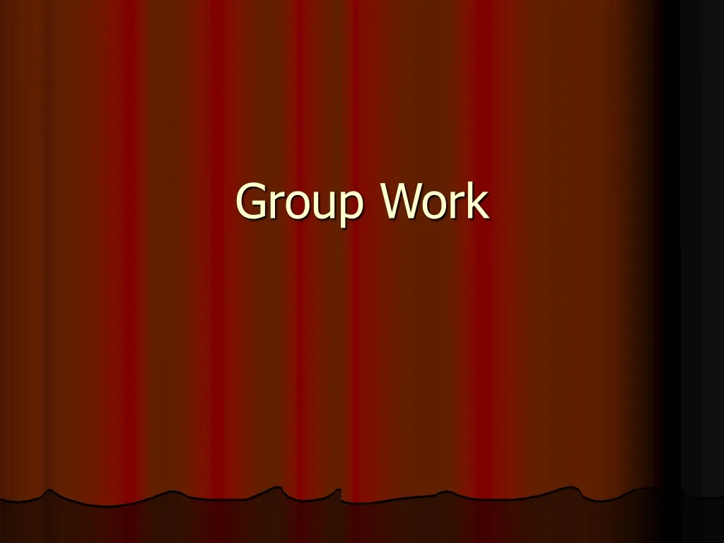 group work n.