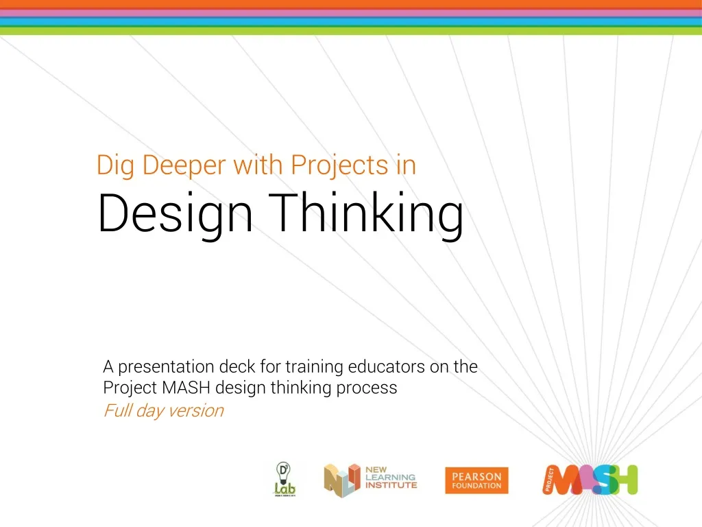dig deeper with projects in design thinking n.