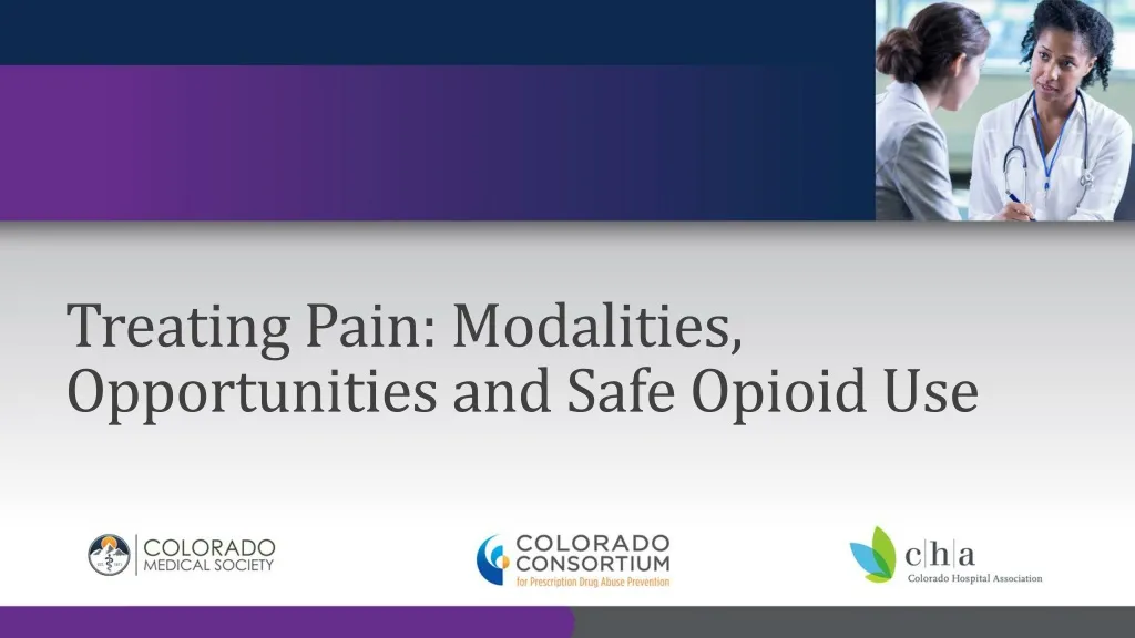 treating pain modalities opportunities and safe opioid use n.