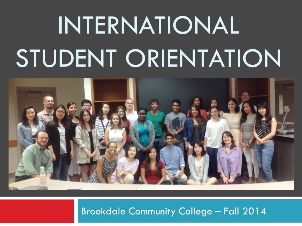 international student orientation n.