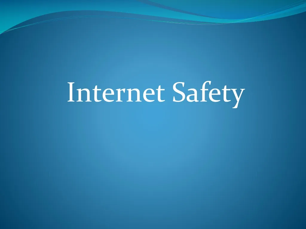 internet safety n.