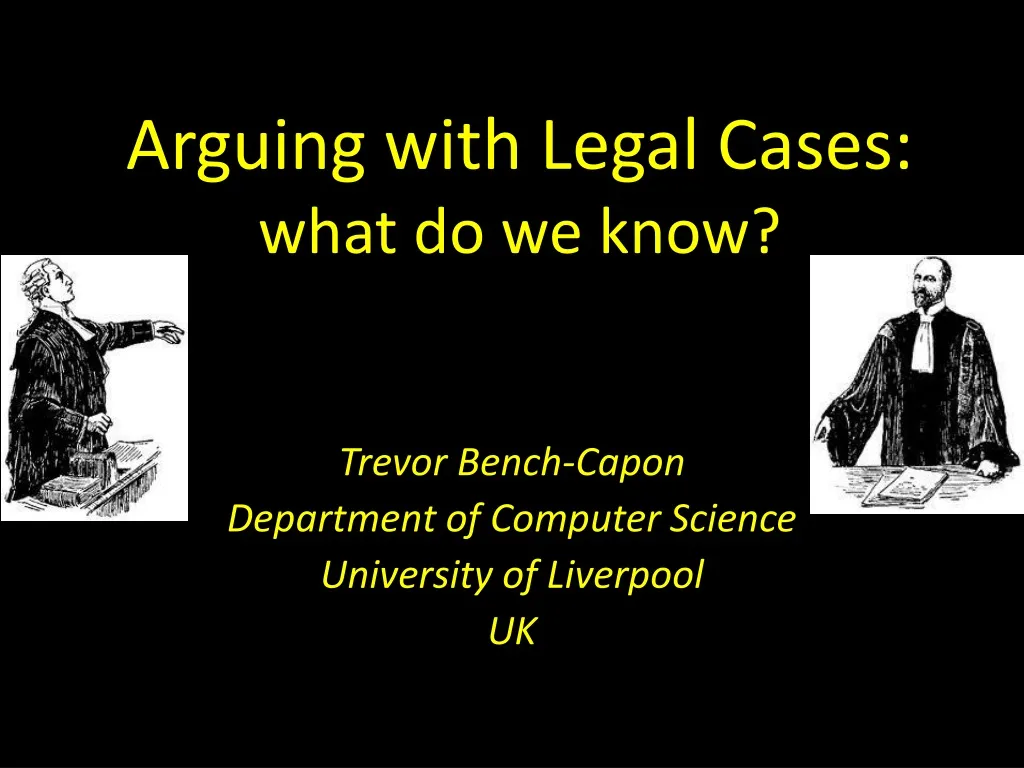 arguing with legal cases what do we know n.