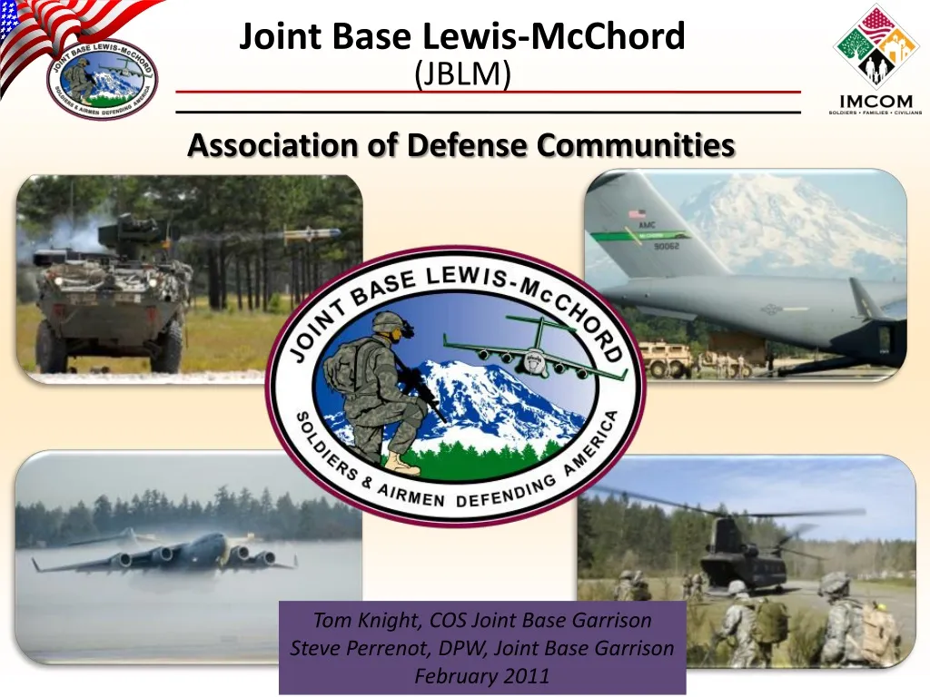 PPT Joint Base LewisMcChord (JBLM) PowerPoint Presentation, free