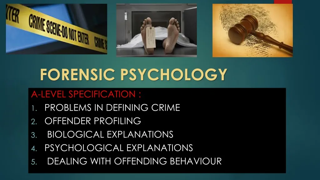 PPT - FORENSIC PSYCHOLOGY PowerPoint Presentation, Free Download - ID ...