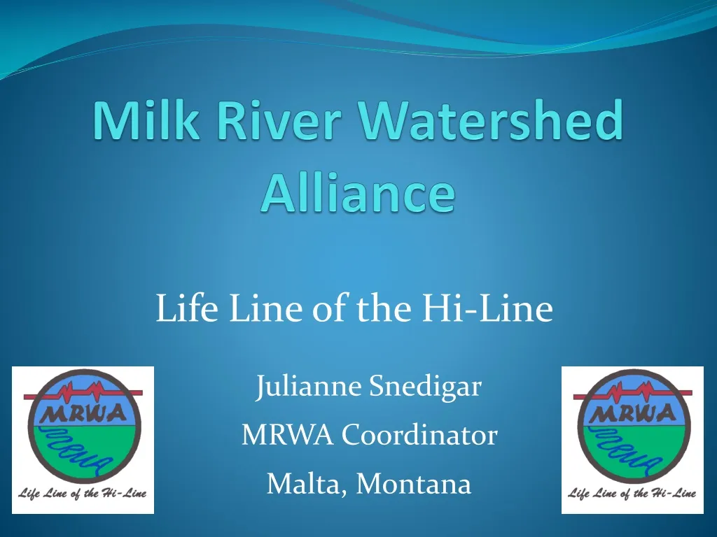 milk river watershed alliance n.
