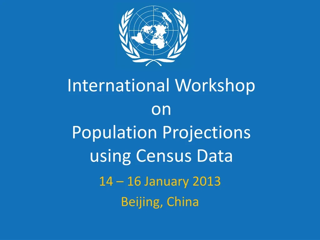 international workshop on population projections using census data n.
