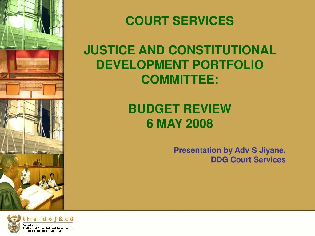 court services justice and constitutional n.